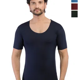 VIP Pack Of 4 Assorted Pure Cotton Innerwear Vests- VP-MI-VS-SPCRS-10P-PO4-110-image-12
