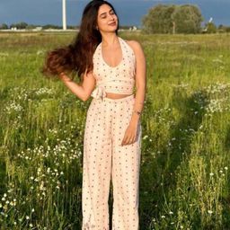 HEY MISSY Women Heart Printed Pure Cotton Top With Trousers Co-Ords-image-33