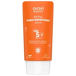Aravi Organic Oil-Free Fluid Sunscreen Serum SPF 50++++ With Vitamin C - 50ml-30