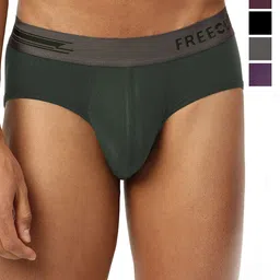 FREECULTR Pack Of 5 Anti Microbial Mid-Rise Model Briefs FC-XT-B-POB-SEG-SG-SW-TV-05-45
