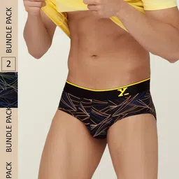 XYXX Men Pack of 2 Flux IntelliSoft Micro Modal Briefs-10