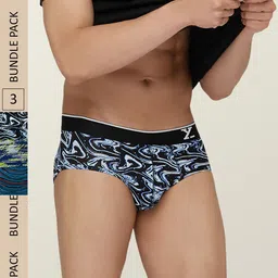 XYXX Men Pack of 3 Flux IntelliSoft Micro Modal Briefs-12