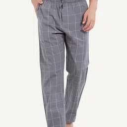XYXX Men Super Combed Cotton Checkmate Lounge Pants XYPYJM10S-image-28