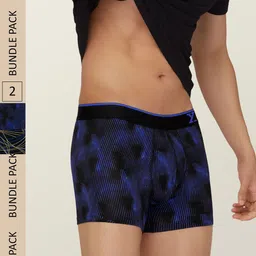 XYXX Men Pack of 2 Flux IntelliSoft Micro Modal Trunks-image-37