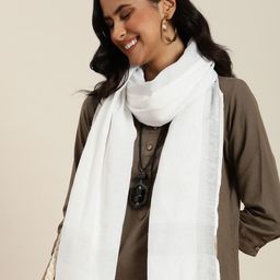 Taavi Handloom Dupatta with Zari-picture-26