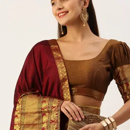 LOOKNBOOK ART Unstitched Lehenga & Blouse With Dupatta-12