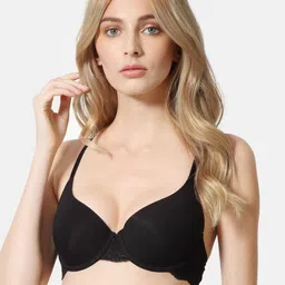 Van Heusen Women Black Solid Anti Bacterial Padded T-Shirt Bra ILIBRACSSXD11011-picture-23
