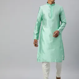 Manthan Men Self Design Regular Kurta with Churidar-image-65