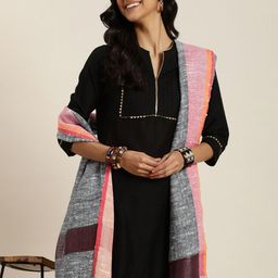 Taavi Handloom Sustainable Dupatta with Zari-24