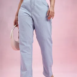 DressBerry Curve Plus Size Women Mid-Rise Straight Fit Stretchable Jeans-image-25