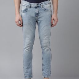 SPYKAR Men Kano Slim Fit Mid-Rise Heavy Fade Stretchable Jeans-picture-26