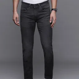 Louis Philippe Jeans Men Slim Fit Light Fade Stretchable Jeans-image-36