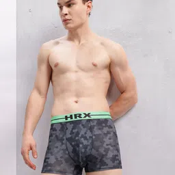 HRX by Hrithik Roshan Men Printed IntelliSoft Air Max Trunks-picture-2