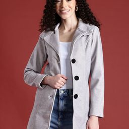 Leather Retail Women Lightweight Longline Tailored Jacket-picture-8