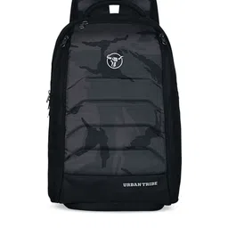 URBAN TRIBE Unisex Green & Black Camouflage Printed Backpack-image-71