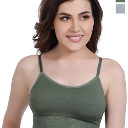 SHOPPY VILLA Women Pack of 2 Full Coverage Lightly Padded and Non-Wired Bra-47