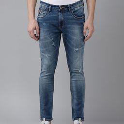 SPYKAR Men Kano Skinny Fit Mildly Distressed Heavy Fade Stretchable Jeans-image-26