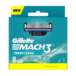 Gillette Men Set of 8 Mach 3 Manual Shaving Razor Blades-26