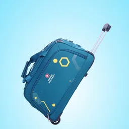 SWISS MILITARY Sprint Printed Large Duffel Trolley Bag-101 to 150 L-29