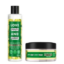 Love Beauty & Planet Olive Oil & Peptide Bond Repair Hair Care Combo-23