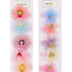 Yellow Chimes Set of 10 Girls Blue & Pink Alligator Hair Clip-62