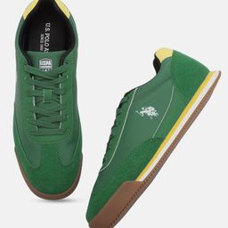 U.S. Polo Assn. TREVIRI Men Colourblocked Round Toe Sneakers-image-111