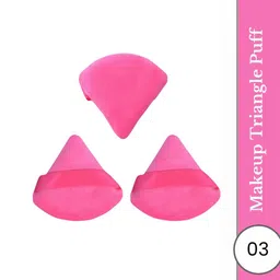 Rhe Cosmetics Set Of 2 Triangle Pizza Powder Puff & Makeup Blender Sponge-42