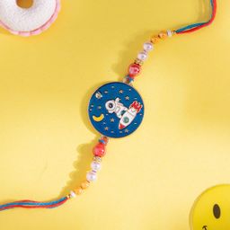 Voylla Kids Little Astronaut Playful Beaded Thread Rakhi-45