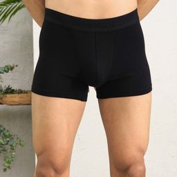DaMENSCH Men Black DEO-SOFT Anti Bacterial Micro Modal Solid Trunks DAM-1-T-WB-picture-13