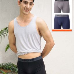 DaMENSCH Men DEO-SOFT Deodorizing Micro Anti Bacterial Trunks DAM-AS-T-OB&WG&SB-PACK-3-MIX-49