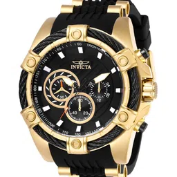 Invicta Bolt Quartz Men Patterned Dial & Textured Straps Round Analogue Watch 26818-13