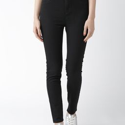 Flying Machine Women Black Regular Fit High-Rise Clean Look Stretchable Jeans-image-53