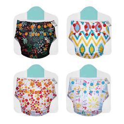 SuperBottoms Pack of 4 Reusable Cloth Sustainable Diaper Combo Freesize UNO- New Version-43