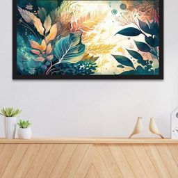 DEKORSTATION Multicoloured Floral and Botanical Canvas Painting-image-46