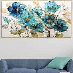 DEKORSTATION Multicoloured Floral and Botanical Canvas Painting-image-47