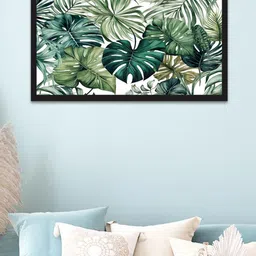 DEKORSTATION Multicoloured Floral and Botanical Canvas Painting-49