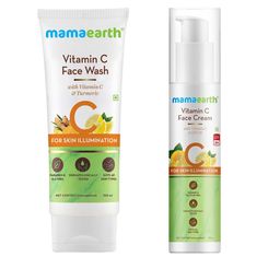 Mamaearth Set of Sustainable Vitamin C Face Wash & Vitamin C Face Cream-11