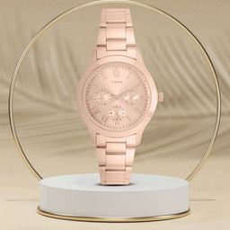 Timex Women Rose Gold-Toned Multifunction Analogue Watch - TW000Q810-44