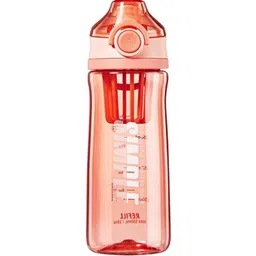 YK Pink Typography PrintedLeak-Proof & Stylish Hydration Sports Water Bottle 650 ML-image-4