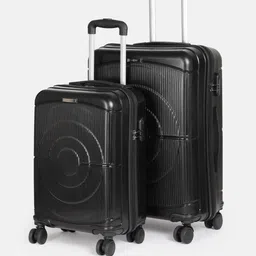 Teakwood Leathers Concentrix Set of 2 360-Degree Rotation Trolley Bag - 95L-33