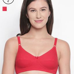 Bodycare Solid Pack of 2 Non-Wired Non Padded Everyday Bra E6595RERE-picture-39