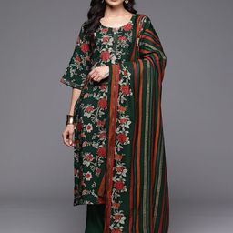 Libas Floral Printed Kurta with Palazzos & Dupatta-picture-27