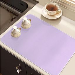 Kuber Industries Purple & Red 2 Pieces Rectangular Table Placemats-14