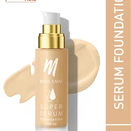 MyGlamm SPF 30 Super Serum Foundation with Hyaluronic Acid 33g - Lightful 102N-picture-14