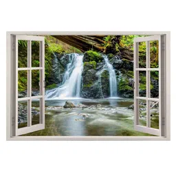 British Terminal Green Botanical & Waterfall Paper Decals and Stickers-23