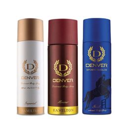 Denver Men Set of 3 Deodorant Body Sprays - Imperial + Honour + Goal - 200ml Each-14