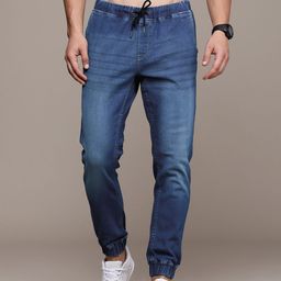 Moda Rapido Men Mid-Rise Jogger Fit Light Fade Stretchable Jeans-image-20