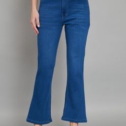 CORSICA Women Jean Bootcut Mid-Rise Light Fade Stretchable Jeans-image-99