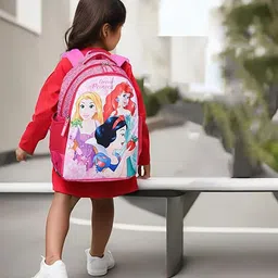Kuber Industries Kids Disney Princess Printed Backpack-38