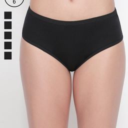 Bodycare Black Pack of 6 Hipster E26B-image-0